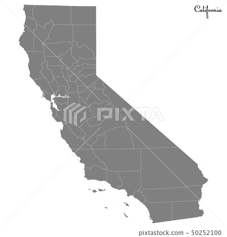 High Quality map state of United States 50252100