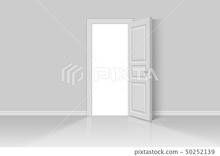 Open realistic door 50252139