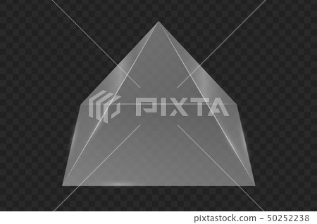 Glass prism pyramid. 50252238