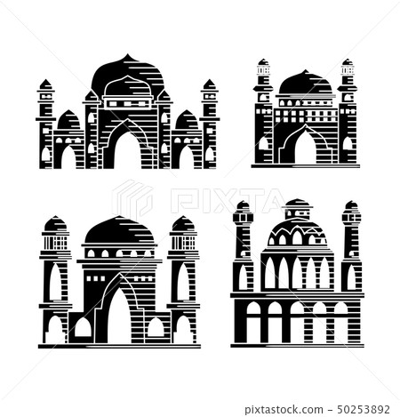Mosque icon vector Illustration design template 50253892