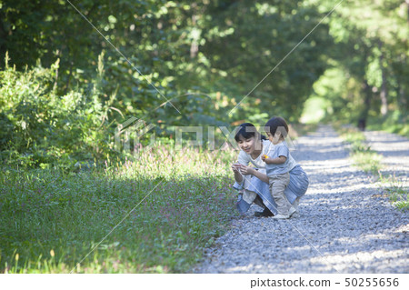 與父母和孩子一起走 50255656