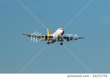 Passenger plane approach Passenger plane approach 50255756
