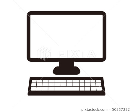 Pc Screen Desktop Pc Pc Monitor Internet Stock Illustration