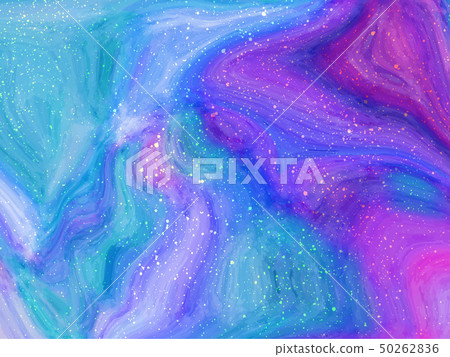 Unicorn background with rainbow mesh. Fantasy... - Stock Illustration  [50262836] - PIXTA