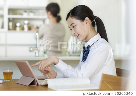 School girls learning 50265340
