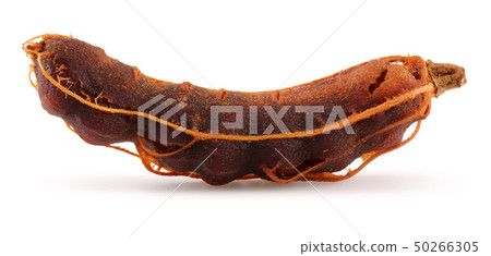 Tamarind fruit isolated on white Tamarind fruit isolated on white 50266305