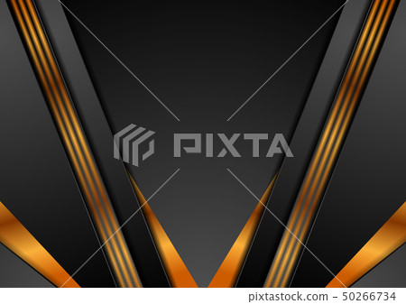 Black abstract corporate background with bronze - Stock Illustration ...