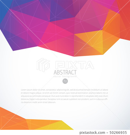 Color triangle background banner brochure template Color triangle background banner brochure template 50266935