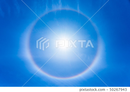 光暈現象和環形水平弧 光暈現象和環形水平弧 50267943
