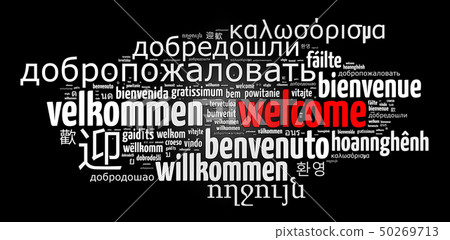 Security word cloud concept over white background 50269713