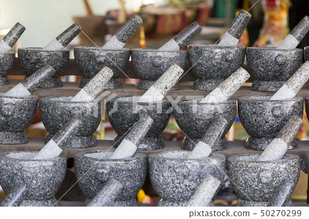 The group of Stone mortar and pestle  50270299