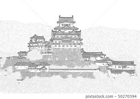 Himeji Castle south side 50270394