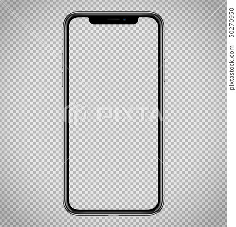 new vector Smartphone template for web interface, app demo mockup. No frames and blank screen on 50270950