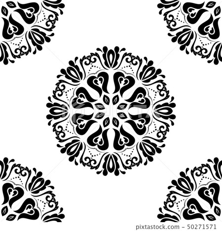 Seamless Orient Vector Background Seamless Orient Vector Background 50271571