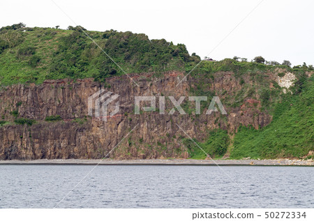Cliffs of the island Chihusato Island 50272334