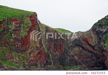 Cliffs of the island Chihusato Island 50272353