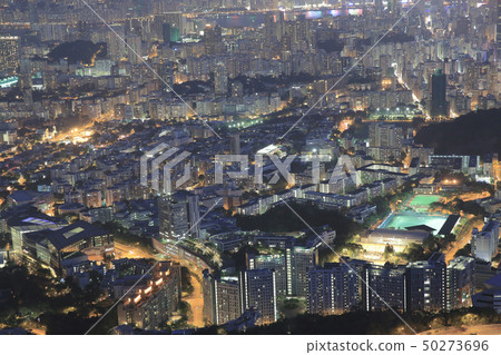 Aerial view of kowloon 31 May 2014 Aerial view of kowloon 31 May 2014 50273696