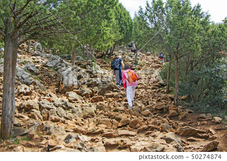 Apparition hill Podbrdo overlooking the village of 50274874