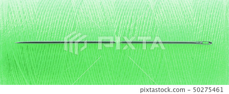 Green threat with needle 50275461