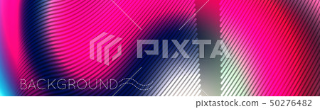 Hologram smoky cover template with geometric lines 50276482