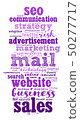 Mail word cloud concept 50277717