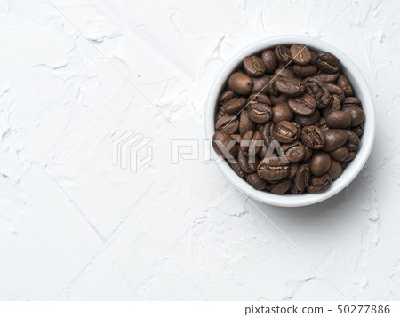 brown coffee beans with copy space 50277886