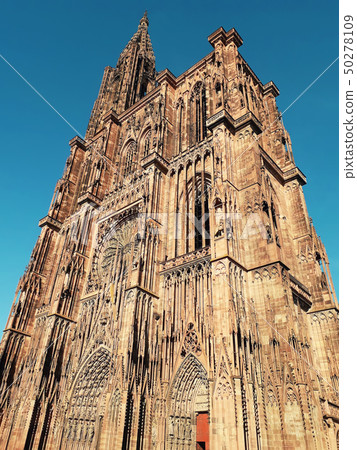 Main entrance of Roman Catholic Cathedral Notre Main entrance of Roman Catholic Cathedral Notre 50278109