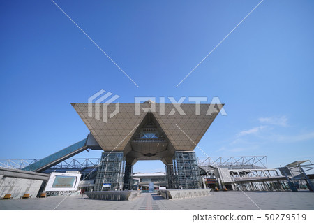 在日本東京大視域的東京都市風景 50279519