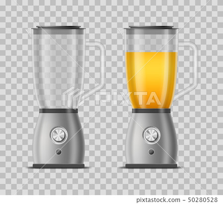 Realistic 3d Detailed Juicer Blender Set Vector 插圖素材 圖庫