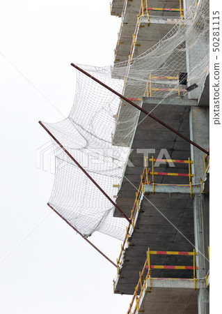 construction yellow crane and building construction site construction yellow crane and building construction site 50281115