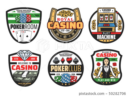Gamble games, casino poker cards and dice 50282706