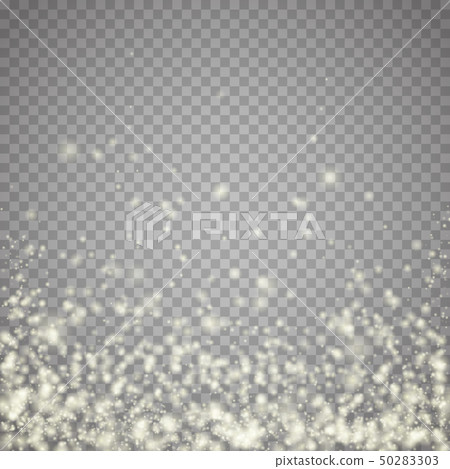 Glow light effect. Sparkle dust.  50283303