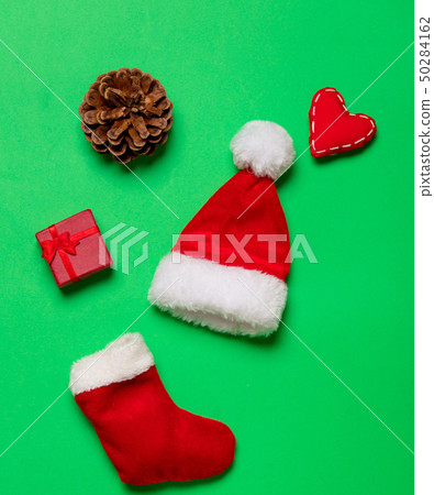 Christmas gifts and heart shape 50284162