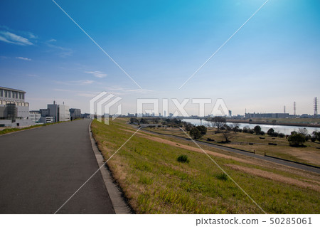Toda Park Arakawa Embankment Downstream Toda Bridge Toda Park Arakawa Embankment Downstream Toda Bridge 50285061