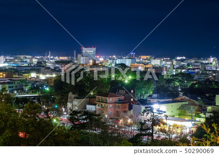 和歌山市夜景 和歌山城公園 照片素材 圖片 圖庫 和歌山市夜景 和歌山城公園 照片素材 圖片 圖庫