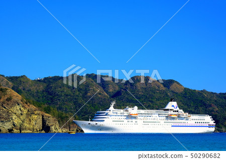 Passenger ship calling at Chichijima 50290682