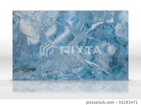 Blue marble tile on the white background - Stock Illustration [50291471 ...