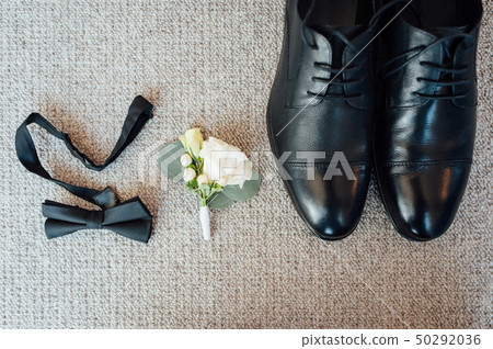 groom set clothes. Watch, shoes, bow tie groom set clothes. Watch, shoes, bow tie 50292036