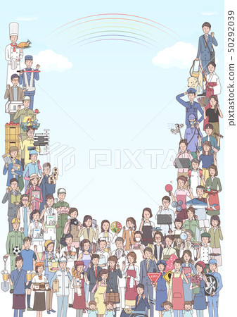 Occupation Various guts pose 50292039