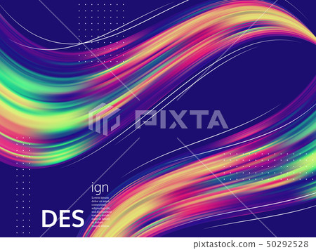 Trendy abstract wave liquid background. Trendy abstract wave liquid background. 50292528