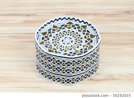 Men traditional muslim cap worn in Oman 50292835