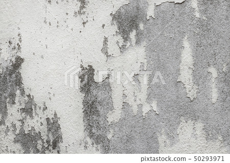 white old wall texture with cracked and peeled. 50293971