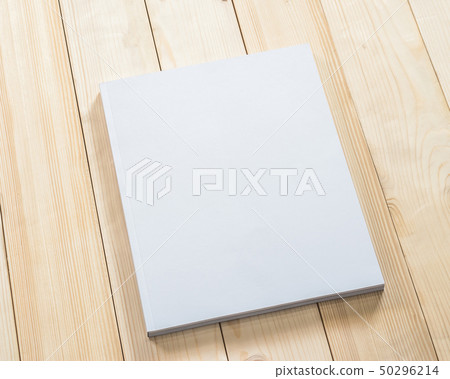 Blank book cover mockup template with page front Blank book cover mockup template with page front 50296214