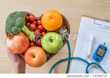 Diabetes monitor Cholesterol diet and healthy food Diabetes monitor Cholesterol diet and healthy food 50296723