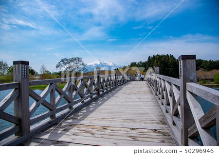 Aomori Tsugaru Tsuru no Maibashi日本最好的木製三重鼓橋 50296946