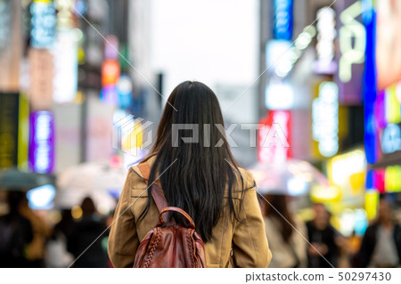 Young asian woman traveler traveling  50297430
