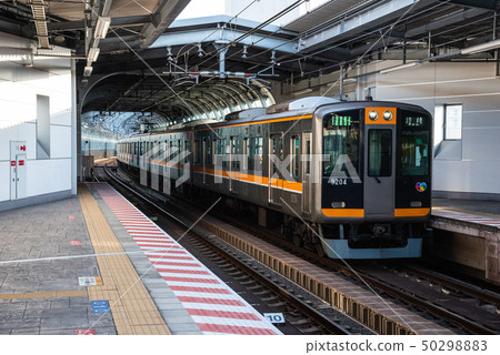 阪神難波線久間站阪神9000系列半秋天尼崎線 50298883