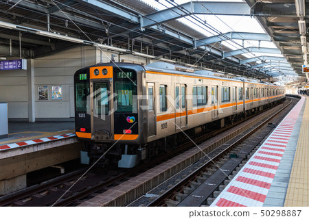 阪神難波線Nishikujo站阪神9000系列半秋天尼崎線 50298887