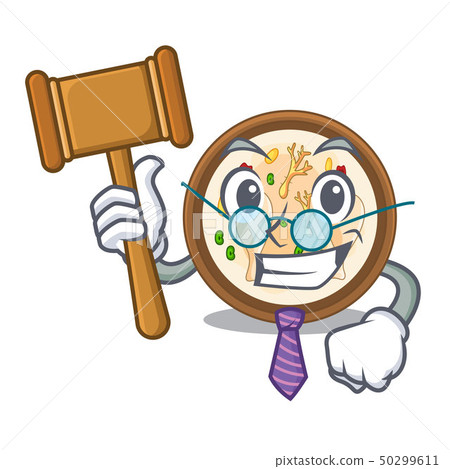 Judge samgyetang in a the cartoon plate Judge samgyetang in a the cartoon plate 50299611