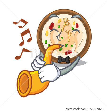 With trumpet samgyetang in the a character shape 50299695